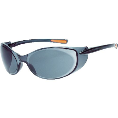 二眼型セーフティグラスゴーグルタイプレンズグレー