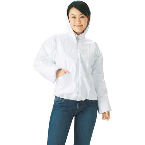 タイベック製作業服フード付ジャンパーS