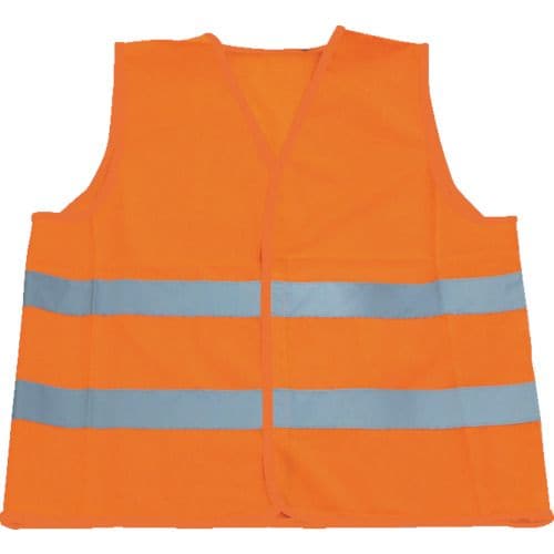 JIST8127適合安全ベスト蛍光オレンジ