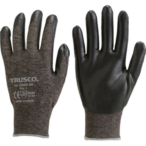 カラーニトリル背抜き手袋デジカモグリーンM