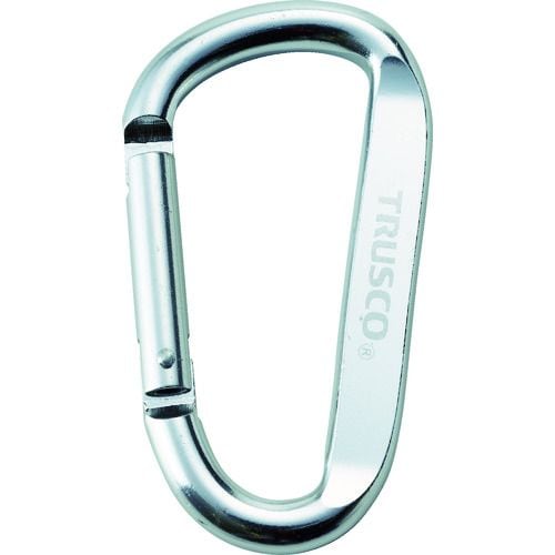 カラビナ線径8mmX80mmD型シルバー