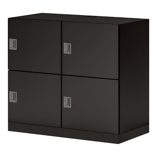 イノン 4人 メール穴無 プッシュ S ブラック