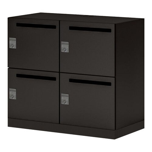 イノン 4人 メール穴有 ダイヤル S ブラック