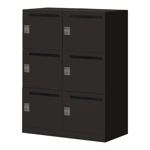 イノン 6人 メール穴有 ダイヤル B ブラック