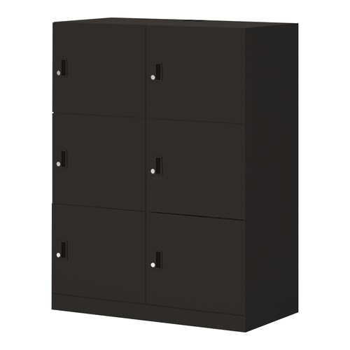 イノン 6人 メール穴無 シリンダー B ブラック