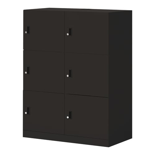 イノン 6人 メール穴無 シリンダー S ブラック