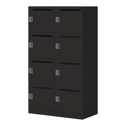 イノン 8人 メール穴有 プッシュ B ブラック