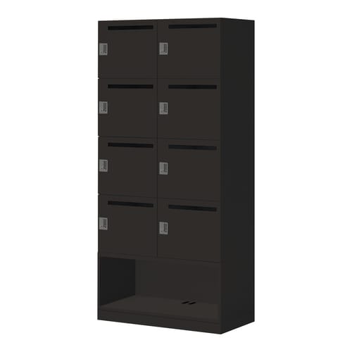 イノン 8人 下段OPメール穴有プッシュSブラック