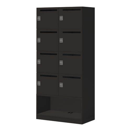 イノン 8人 下段OPメール穴有ダイヤルBブラック