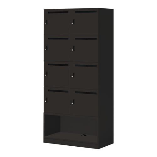 イノン 8人下段OPメール穴有シリンダーBブラック