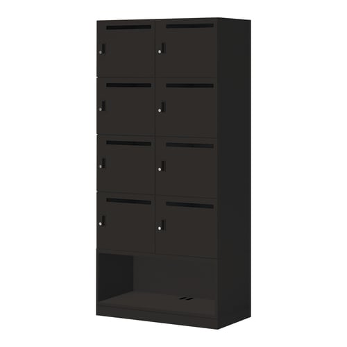 イノン 8人下段OPメール穴有シリンダーSブラック