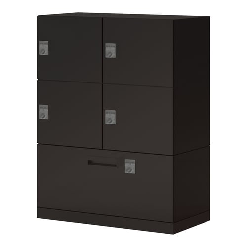 イノン 4人 下段ラテメール穴無ダイヤルSブラック