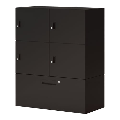 イノン 4人下段ラテメール穴無シリンダーBブラック