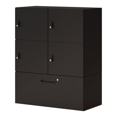 イノン 4人下段ラテメール穴無シリンダーSブラック