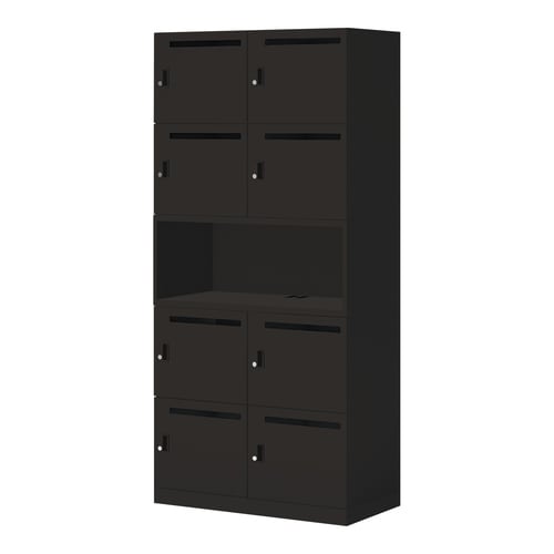 イノン 8人中段OPメール穴有シリンダーSブラック