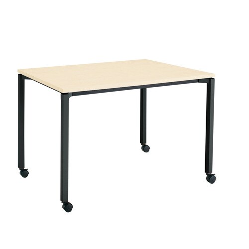 ジュート4本角BK脚キャスタS角120×75N