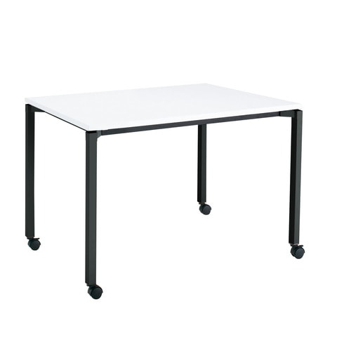 ジュート4本角BK脚キャスタS角120×75W