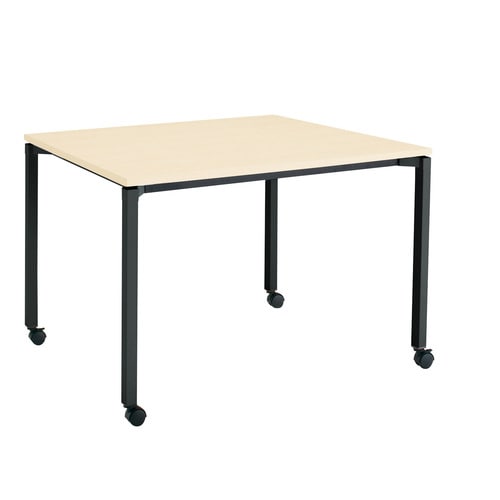 ジュート4本角BK脚キャスタS角120×90N