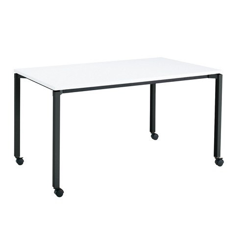 ジュート4本角BK脚キャスタS角150×75W