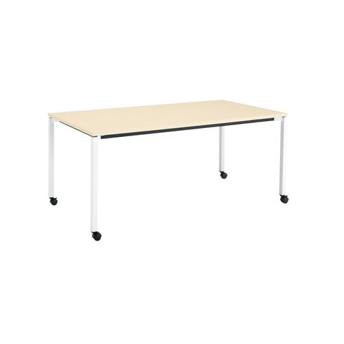 ジュート4本角WH脚キャスタS角180×90N