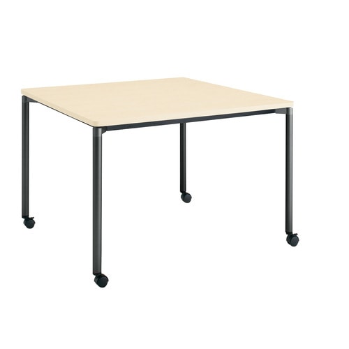 ジュート4本丸BK脚キャスタR角90×90N