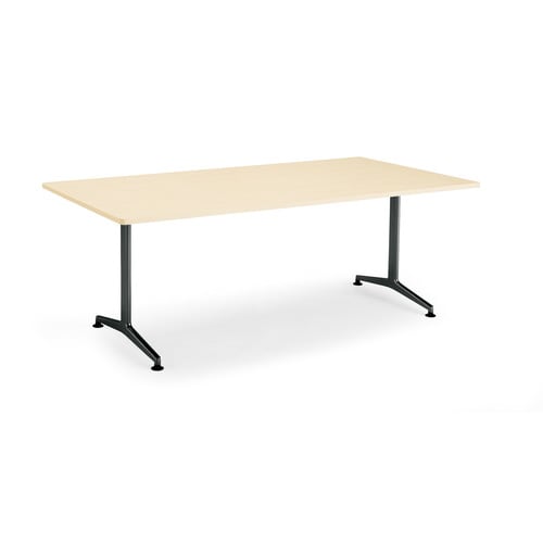 ジュートT塗装BK脚アジャスタR角210×100N