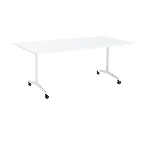 ジュートT塗装WH脚キャスタR角210×100W