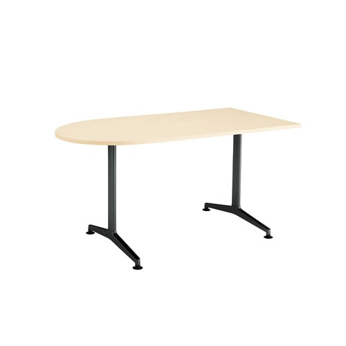 ジュートT塗装BK脚アジャスタU字150×75N