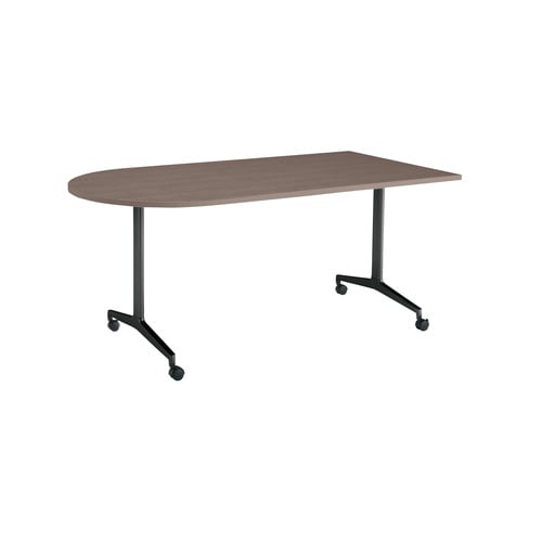 ジュートT塗装BK脚キャスタU字180×90B