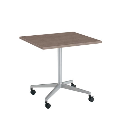 ジュート単柱塗装SV脚キャスタS角75×75B