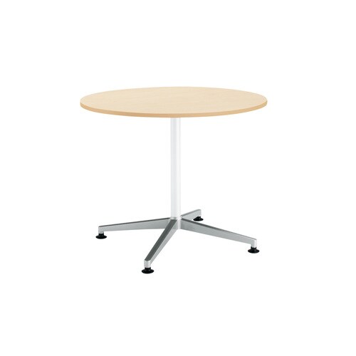 ジュート単柱ポリ脚円形アジャスタ直径75N