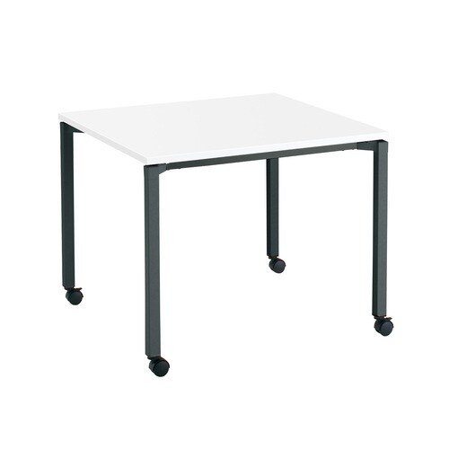 ジュート4本角BK脚キャスタS角90×90W