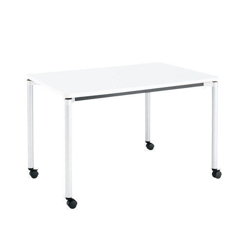 ジュート4本丸WH脚キャスタR角120×75W