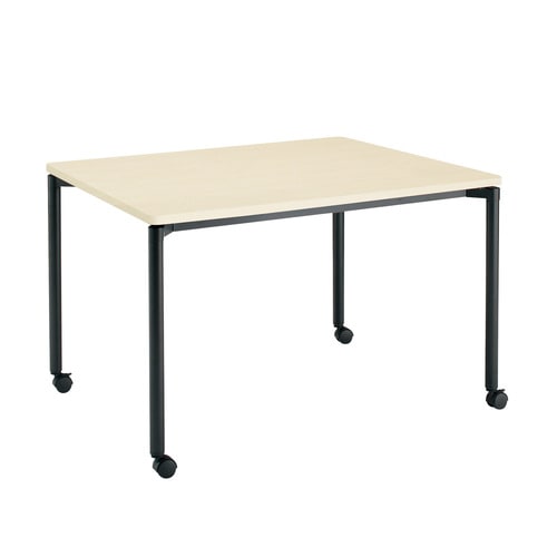 ジュート4本丸BK脚キャスタR角120×90N