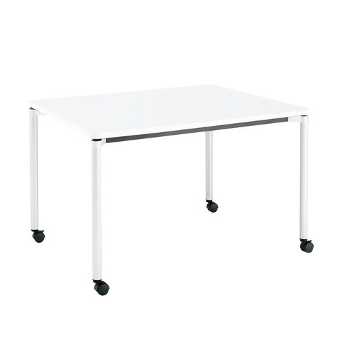 ジュート4本丸WH脚キャスタR角120×90W