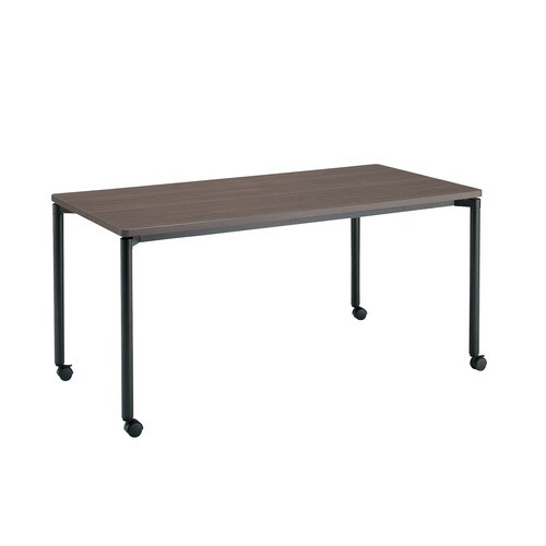 ジュート4本丸BK脚キャスタR角150×75B