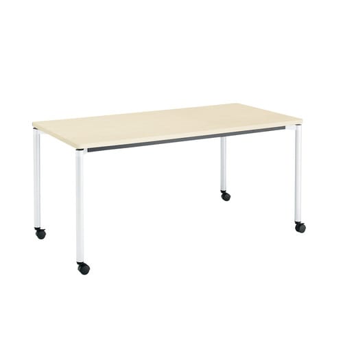 ジュート4本丸WH脚キャスタR角150×75N