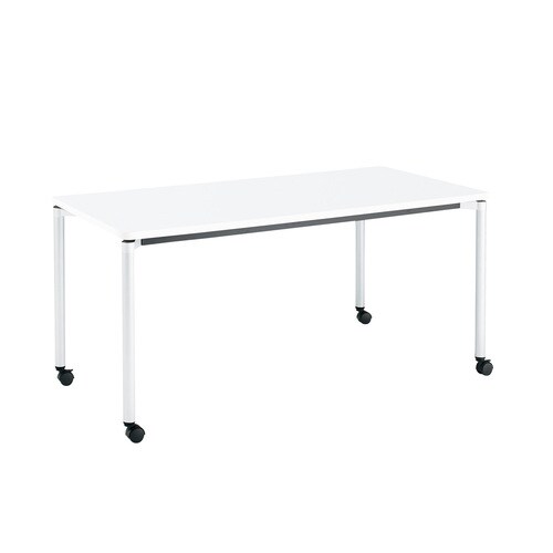 ジュート4本丸WH脚キャスタR角150×75W