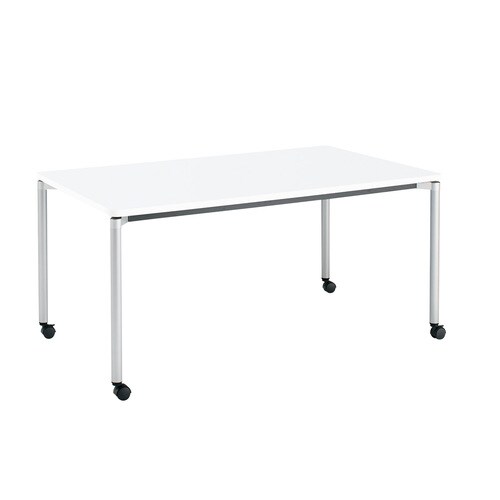 ジュート4本丸SV脚キャスタR角150×90W