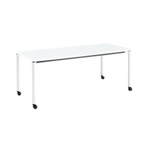 ジュート4本丸WH脚キャスタR角180×75W