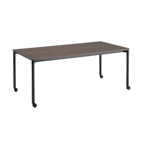 ジュート4本丸BK脚キャスタR角180×90B