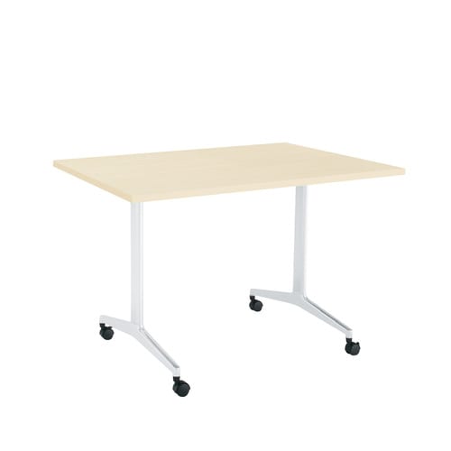 ジュートT塗装WH脚キャスタS角120×75N