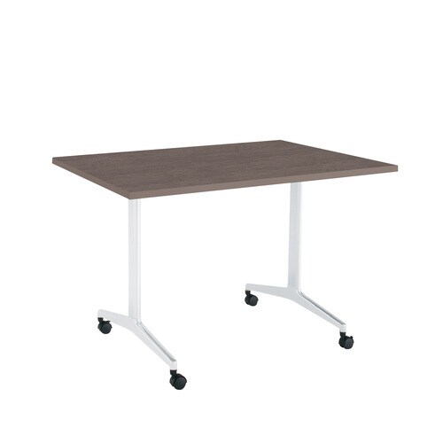 ジュートT塗装WH脚キャスタS角120×75B