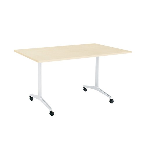 ジュートT塗装WH脚キャスタS角150×90N