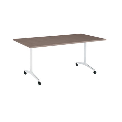 ジュートT塗装WH脚キャスタS角180×90B