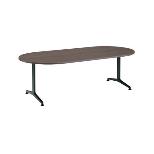 ジュートT塗装BK脚アジャスタ長円210×100B