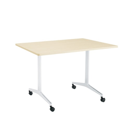 ジュートT塗装WH脚キャスタR角120×75N