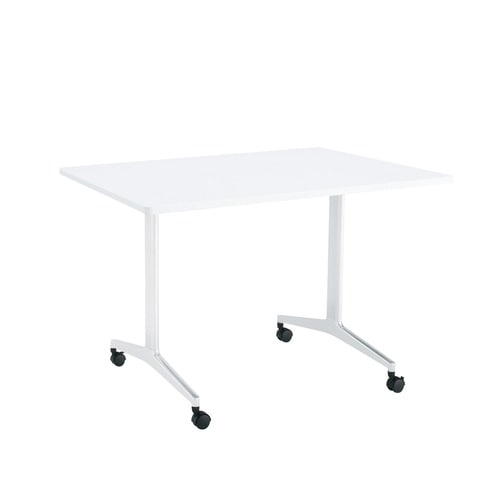 ジュートT塗装WH脚キャスタR角120×75W