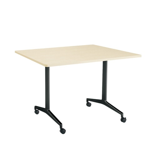 ジュートT塗装BK脚キャスタR角120×90N