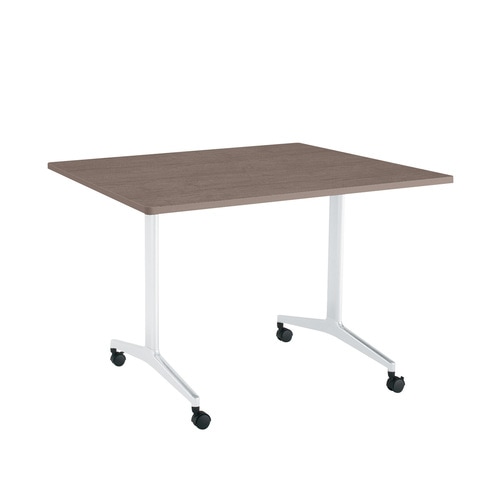 ジュートT塗装WH脚キャスタR角120×90B